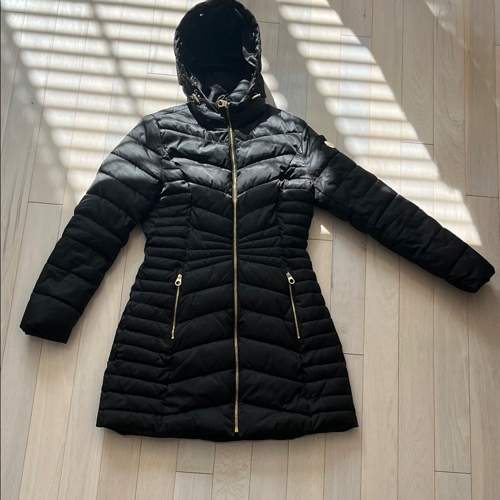 Laundry long puffer coat